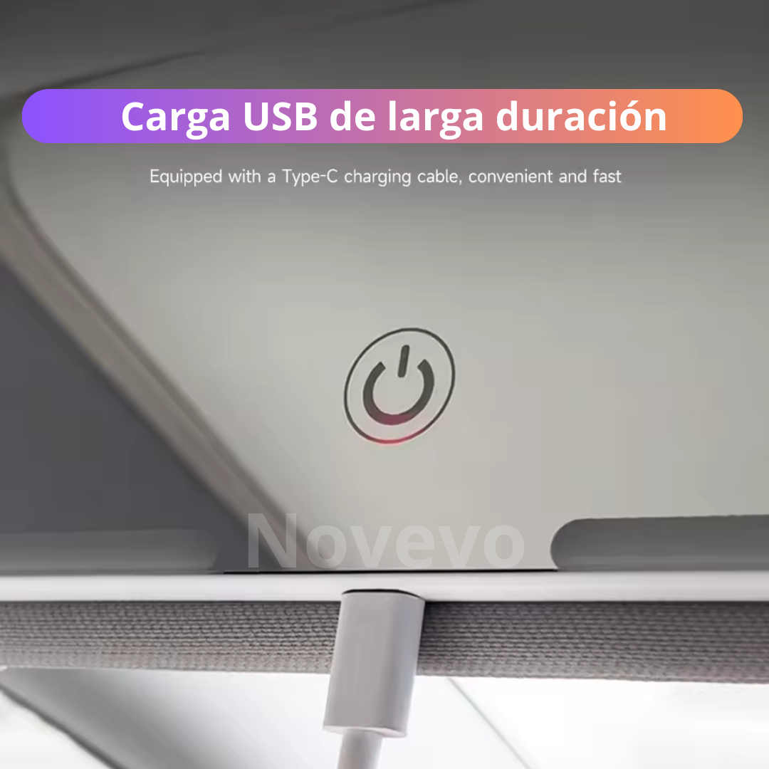Espejo De Lujo LED Para Carro