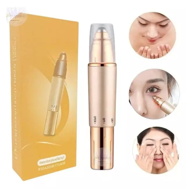 💆♀️✨ Masajeador Facial Antiarrugas 3 en 1 – Lifting Natural y Cuidado de Ojos 👁️🌸