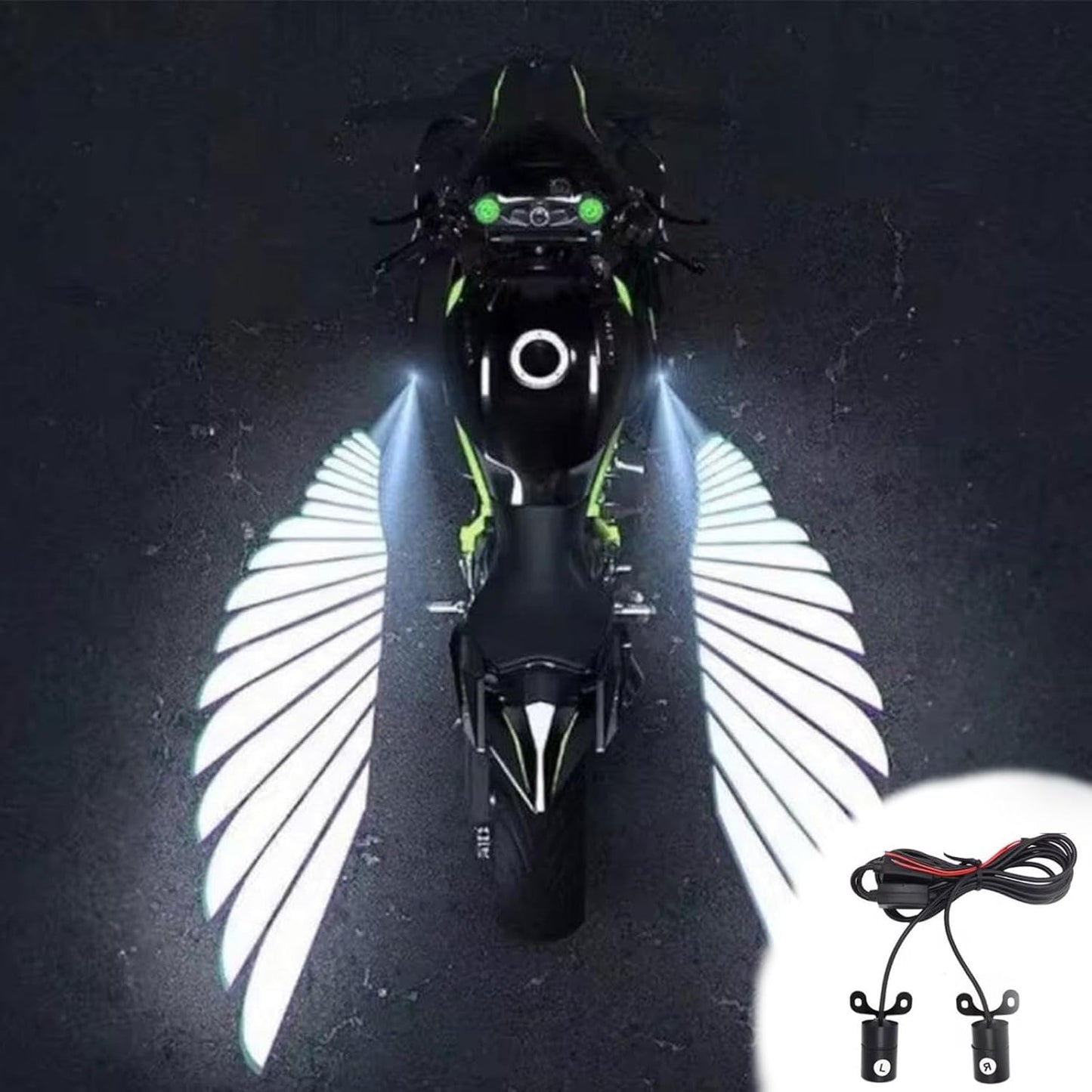 Luz Reflectora de Alas para Moto – Visibilidad y Estilo