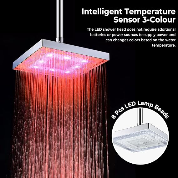 🚿Cabezal de Ducha LED RGB – Convierte tu baño en un spa de colores 🌈
