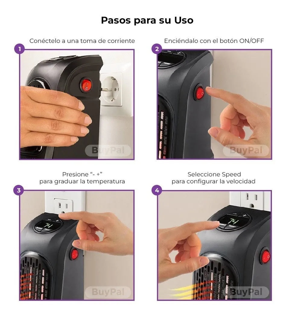 CALEFACTOR ELECTRICO ™: Llevá el Calor a Cualquier Rincón