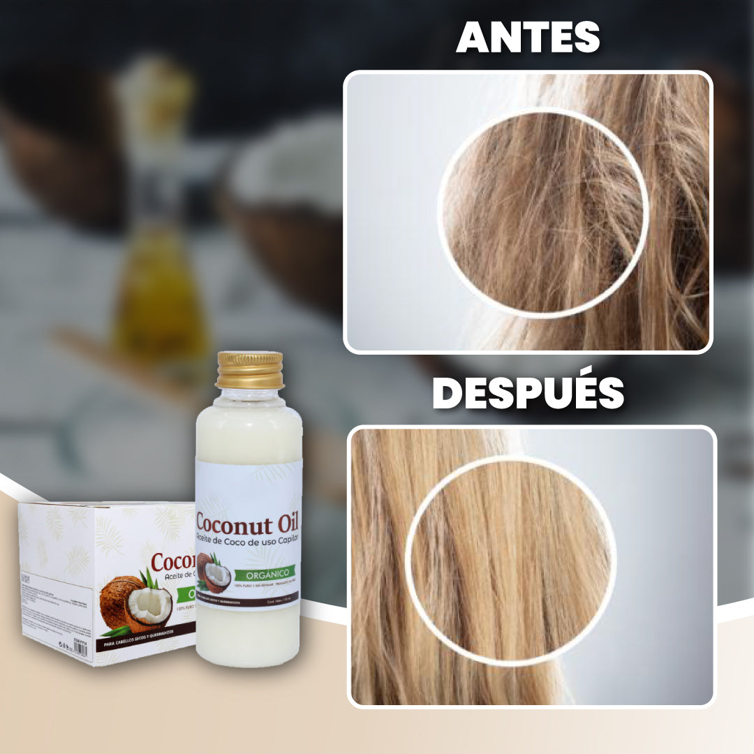 Aceite de coco y argan para revitalizar tu cabello - Coconut™