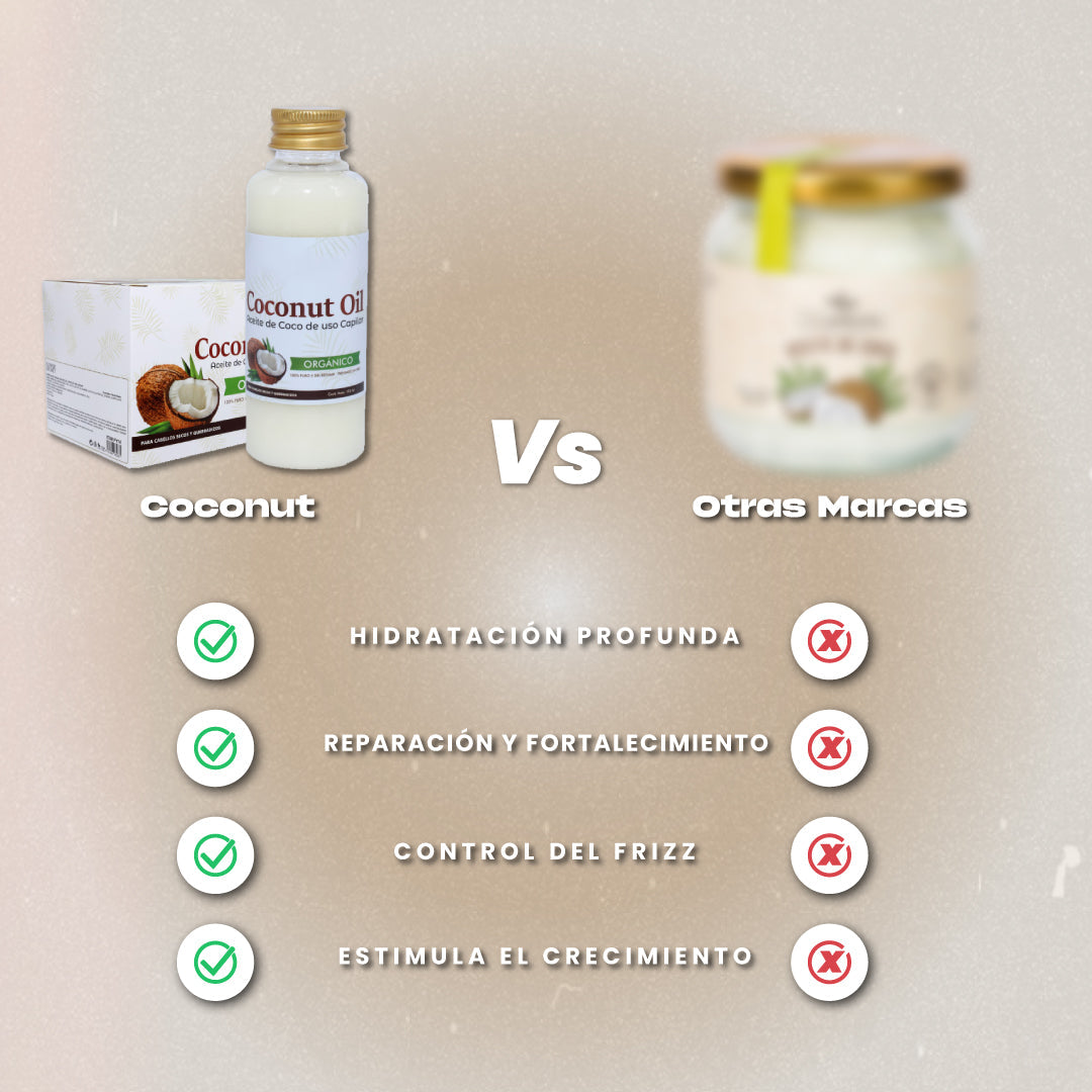 Aceite de coco y argan para revitalizar tu cabello - Coconut™