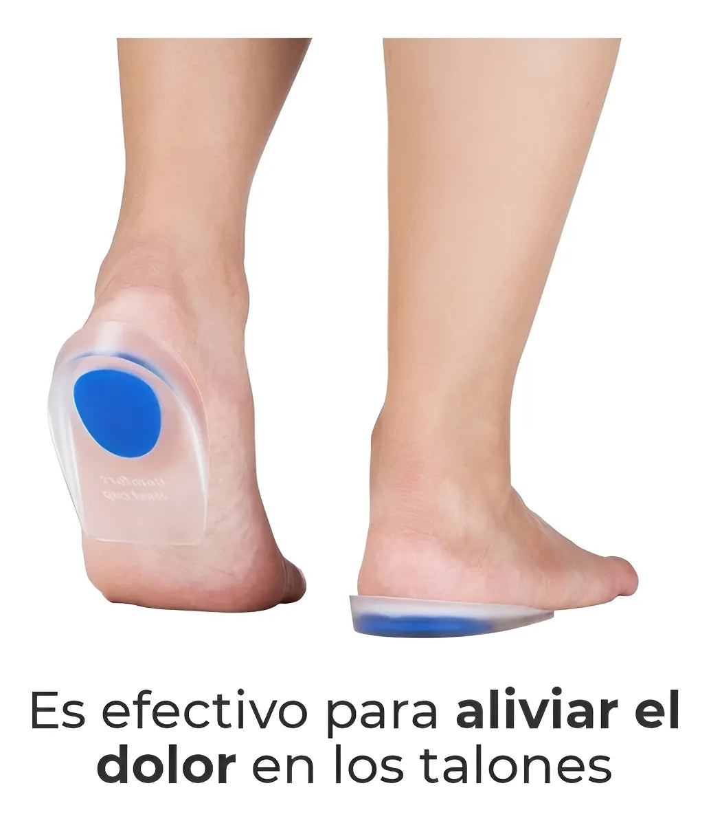 Plantilla Talonera De SIlicona Gel Flexible Para Espolon Calcaneo