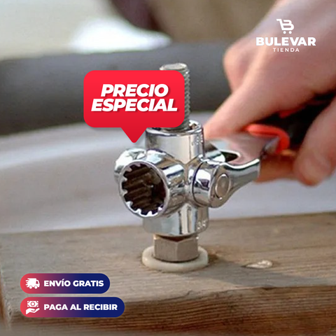 LLAVE INGLESA MULTIFUNCIONAL 8 EN 1.