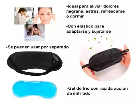Antifaz con Gel Frio
