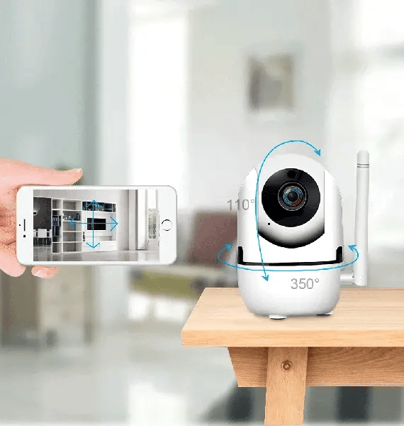 CÁMARA DE SEGURIDAD WIFI 5G CON 5 ANTENAS – VISIÓN 360° CONTROL DESDE TU CELULAR