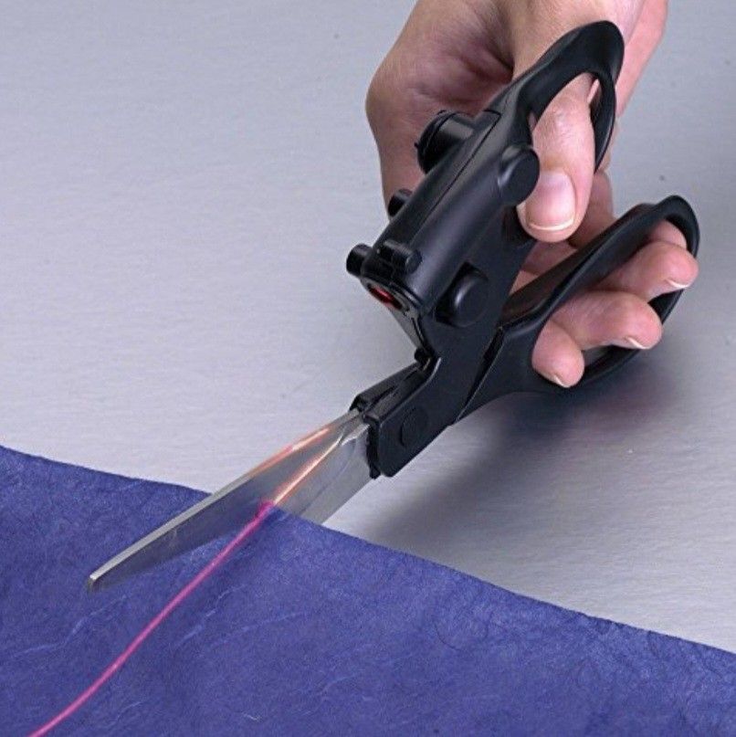 Tijera con Láser de Precisión – Corte Perfecto y Profesional