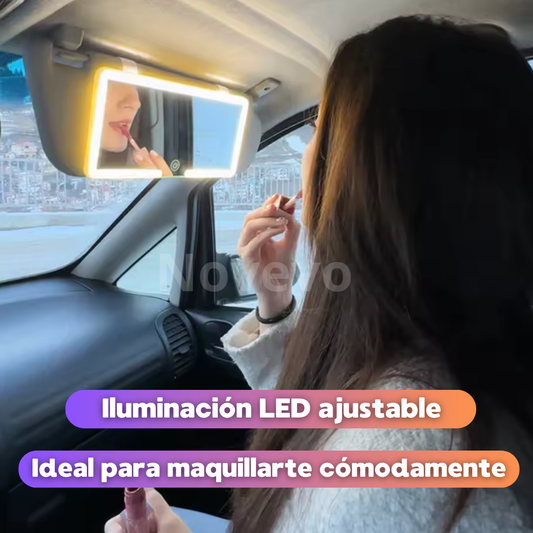 Espejo De Lujo LED Para Carro