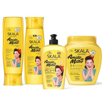 Máscara Capilar Amido de Milho Skala – Nutrición y Brillo Intenso