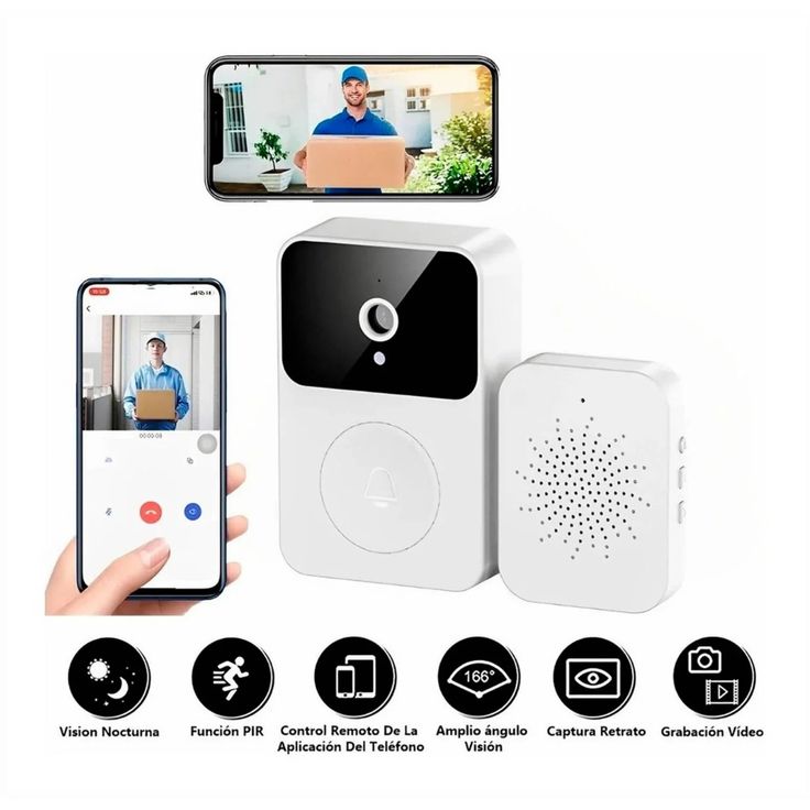 📸 Timbre Inteligente con Cámara WiFi – Seguridad y Control en la Palma de tu Mano