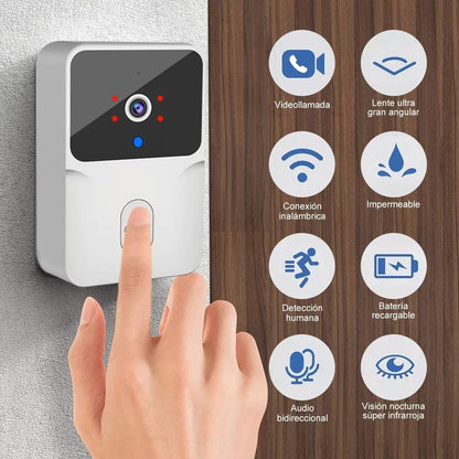 📸 Timbre Inteligente con Cámara WiFi – Seguridad y Control en la Palma de tu Mano