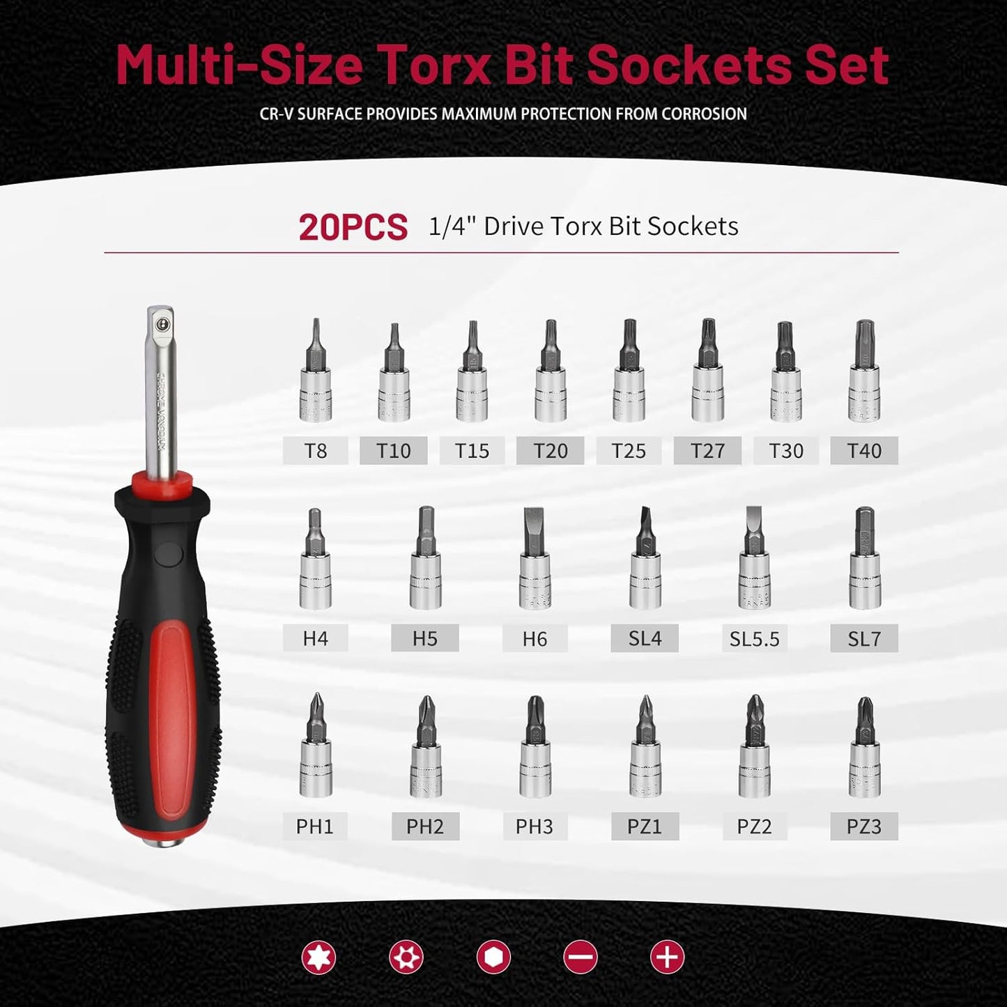 Set Llave de Tubo 46 Pcs Premium – Herramientas Profesionales en un Solo Maletín