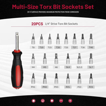 Set Llave de Tubo 46 Pcs Premium – Herramientas Profesionales en un Solo Maletín