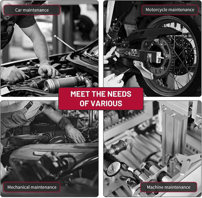 Set Llave de Tubo 46 Pcs Premium – Herramientas Profesionales en un Solo Maletín