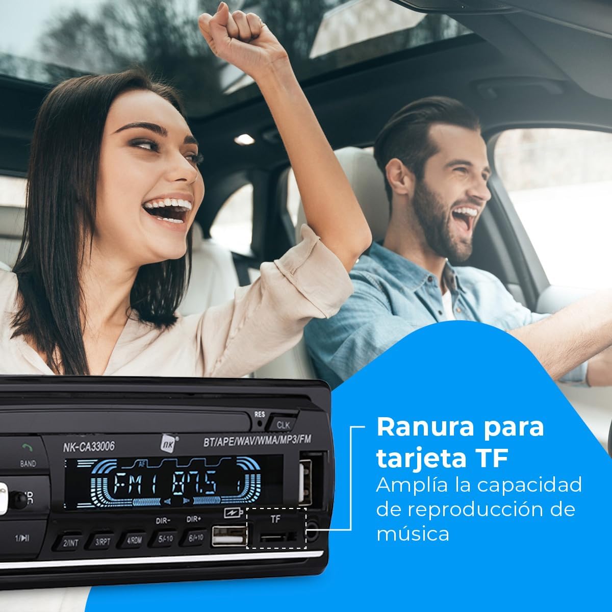 Estéreo Fijo BT – Sonido Potente y Conexión Inalámbrica