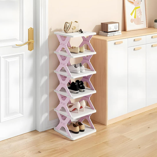 Zapatero Vertical Armable 6 Niveles – Organización y Estilo en Tu Hogar