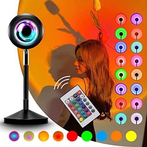 Velador Luz de Atardecer RGB – Ambiente Cálido y Decorativo