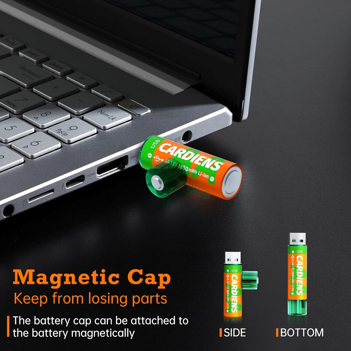 Pilas Recargables X2 USB con Tapita – Energía Práctica y Ecológica