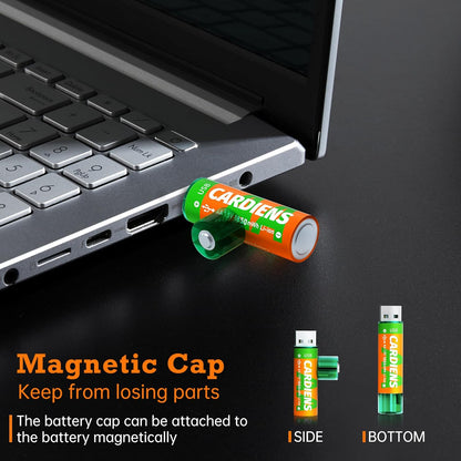 Pilas Recargables X2 USB con Tapita – Energía Práctica y Ecológica