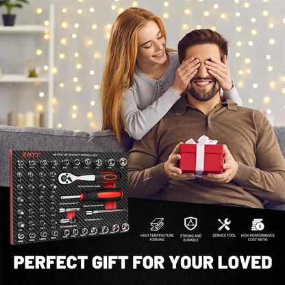 Set Llave de Tubo 46 Pcs Premium – Herramientas Profesionales en un Solo Maletín