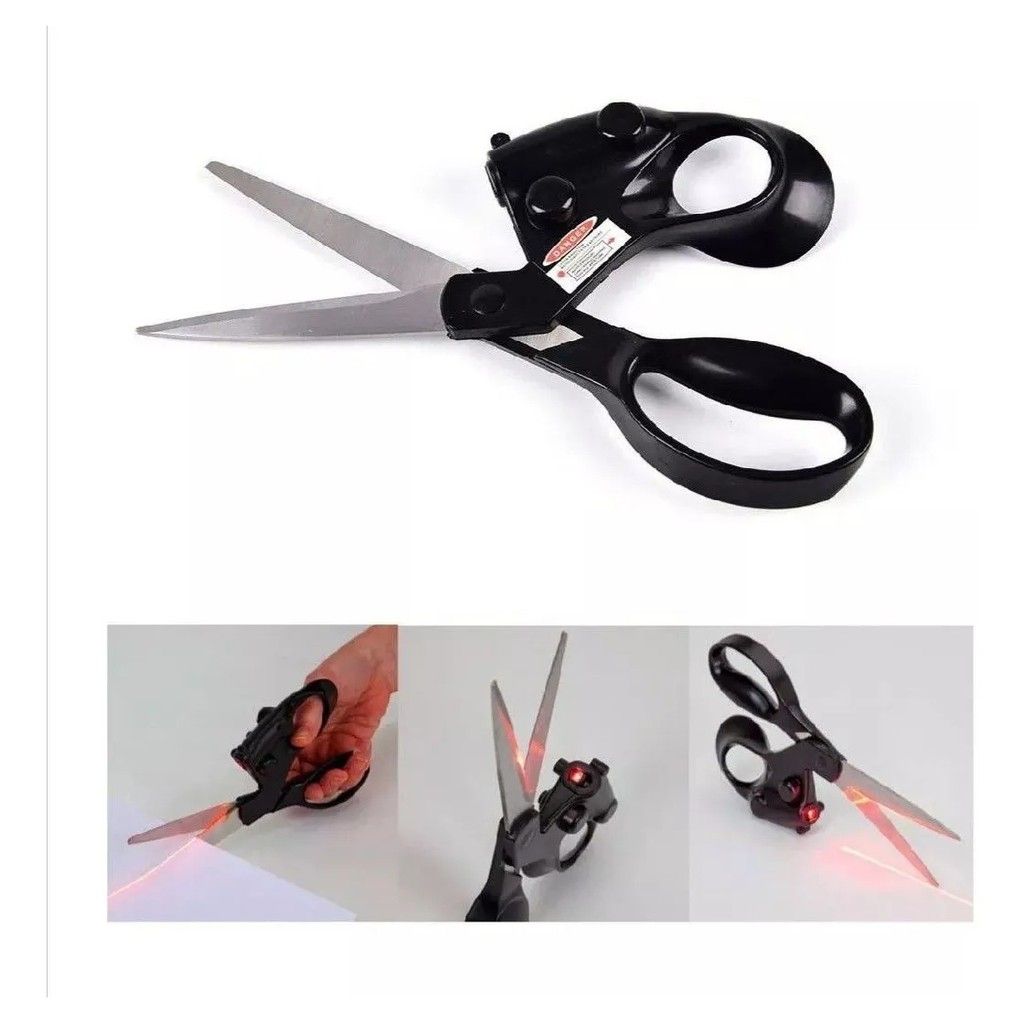 Tijera con Láser de Precisión – Corte Perfecto y Profesional