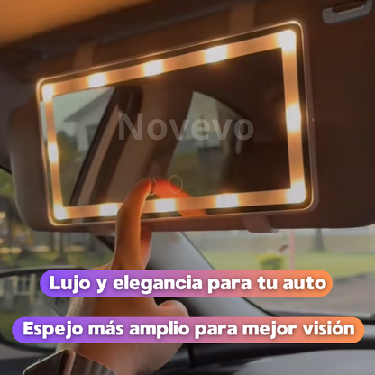 Espejo De Lujo LED Para Carro
