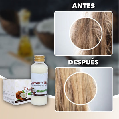 Aceite de coco y argan  para revitalizar tu cabello - Coconut™