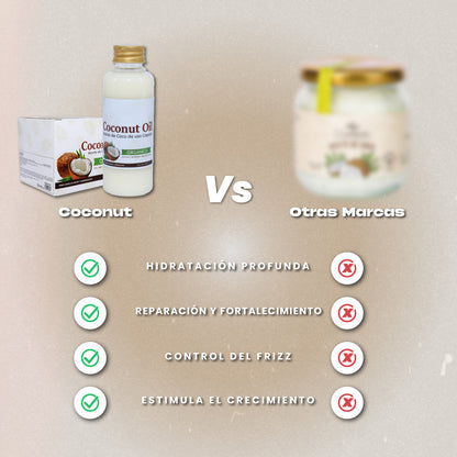Aceite de coco y argan  para revitalizar tu cabello - Coconut™
