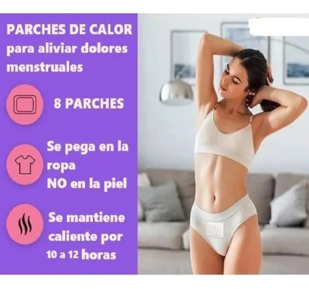 Parches Térmicos para Cólicos Menstruales