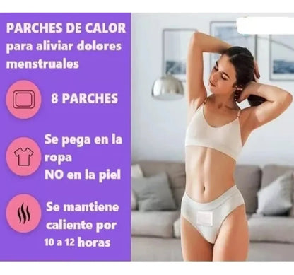 Parches Térmicos para Cólicos Menstruales