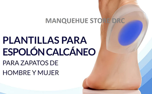 Plantilla Talonera De SIlicona Gel Flexible Para Espolon Calcaneo