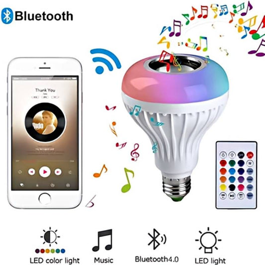 🔊 Foco LED Parlante Bluetooth – Ilumina y Escucha Tu Música Favorita al Mismo Tiempo 🎵
