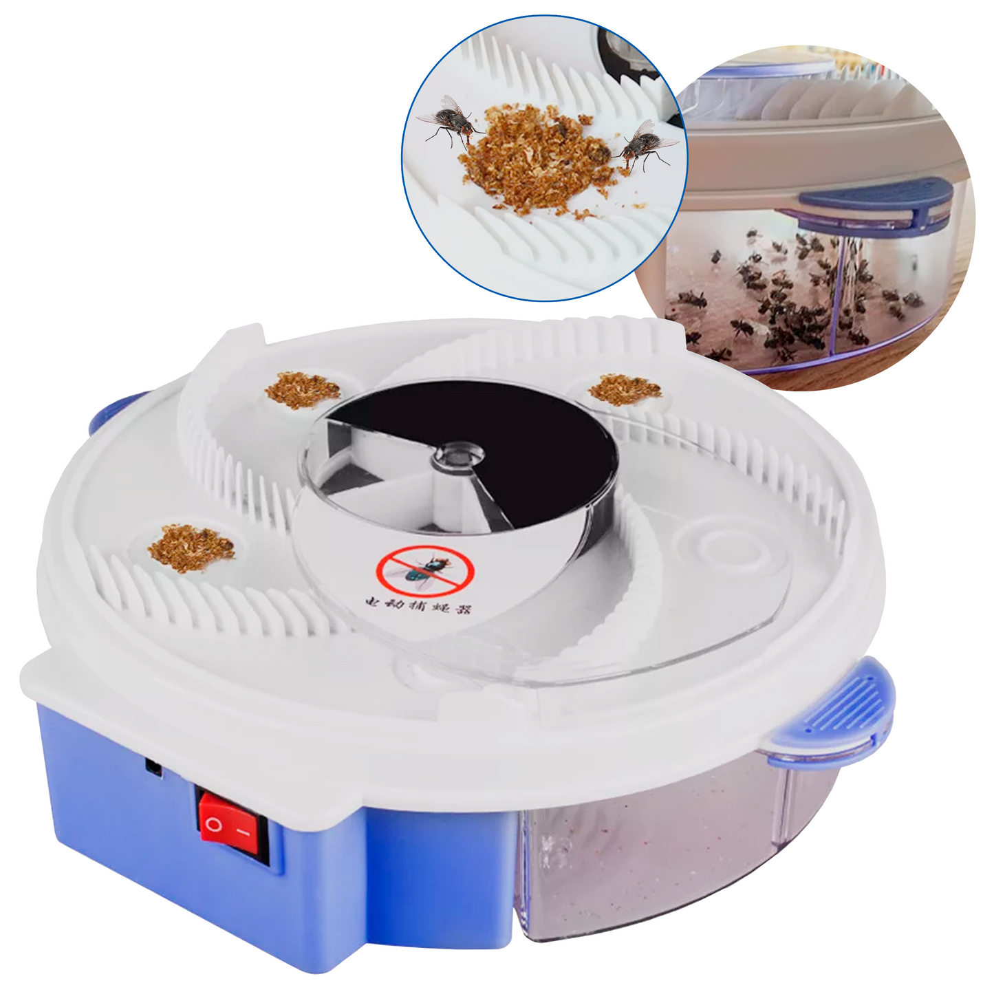 Trampa Atrapa Moscas Automático Portátil Recargable