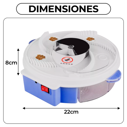 Trampa Atrapa Moscas Automático Portátil Recargable