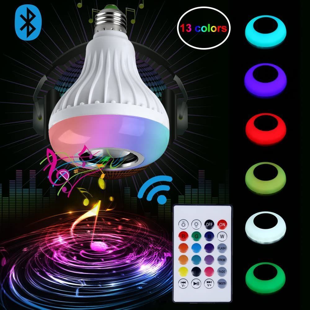 🔊 Foco LED Parlante Bluetooth – Ilumina y Escucha Tu Música Favorita al Mismo Tiempo 🎵
