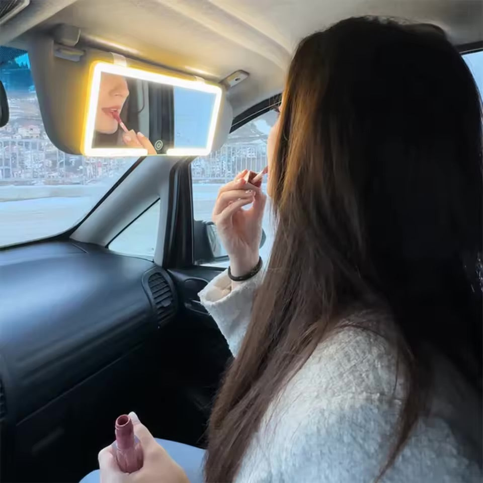 Espejo De Lujo LED Para Carro
