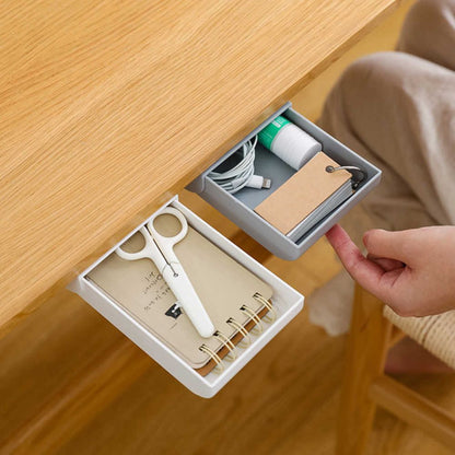 Cajón Secreto Autoadhesivo – Organización Oculta y Seguridad en Tu Escritorio