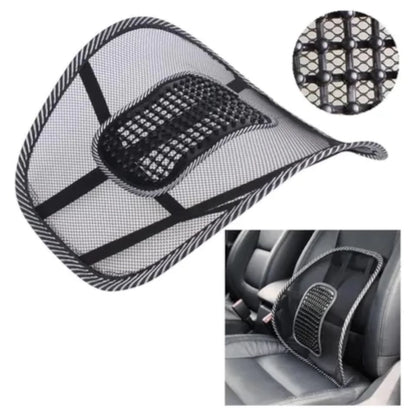 Respaldo Lumbar Ergonómico De Malla Para Auto Y Oficina