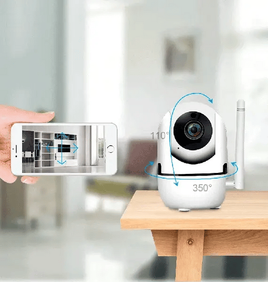 CÁMARA DE SEGURIDAD WIFI 5G CON 5 ANTENAS – VISIÓN 360°  CONTROL DESDE TU CELULAR