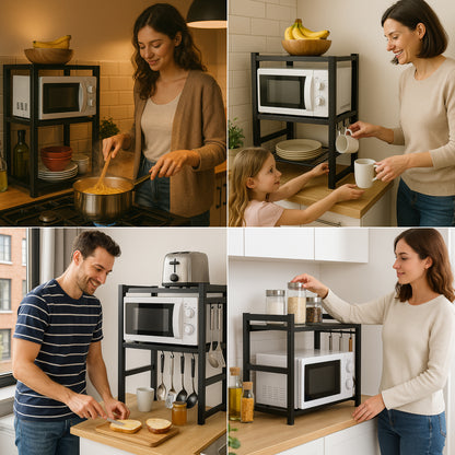 MicroRack™ Estante Organizador  para Horno y  Microondas